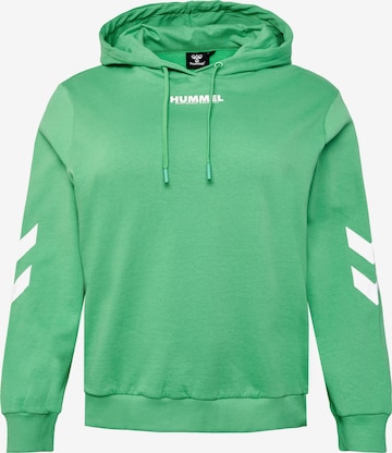 Hummel Sportief sweatshirt in Groen: voorkant