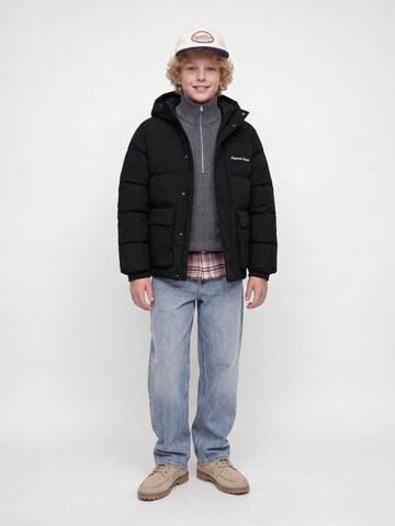 Jack & Jones Junior Winterjas in Zwart