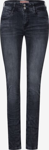 STREET ONE Slimfit Jeans in Grau: predná strana