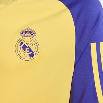 T-Shirt fonctionnel 'Real Madrid' ADIDAS PERFORMANCE en jaune