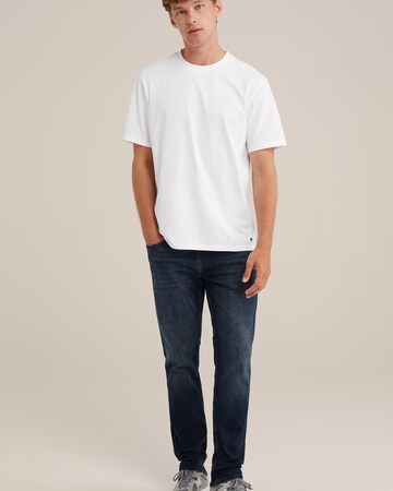 WE Fashion Slimfit Jeans in Blau: Vorderseite