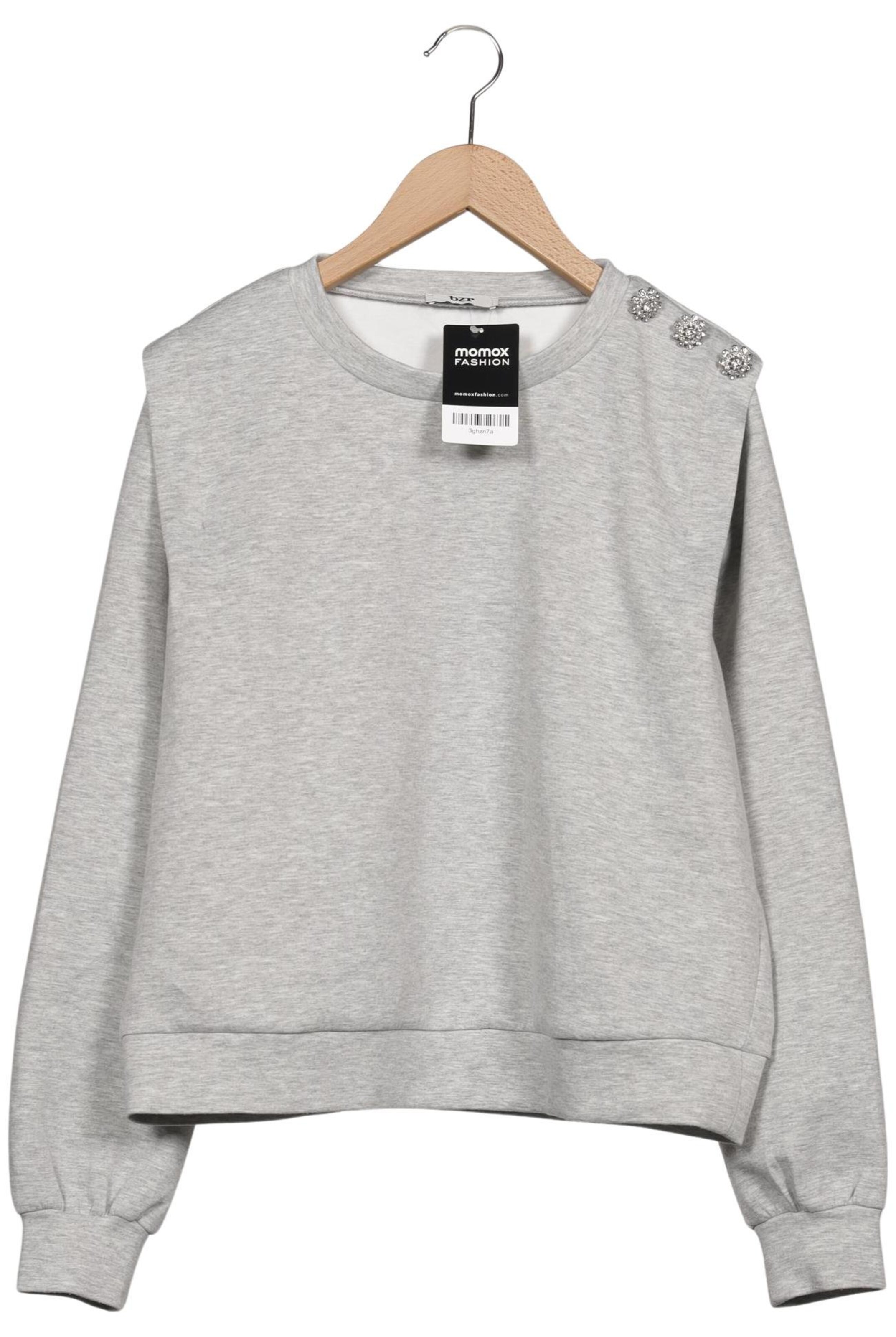 BZR Sweatshirt & Zip-Up Hoodie in M in Grey: front