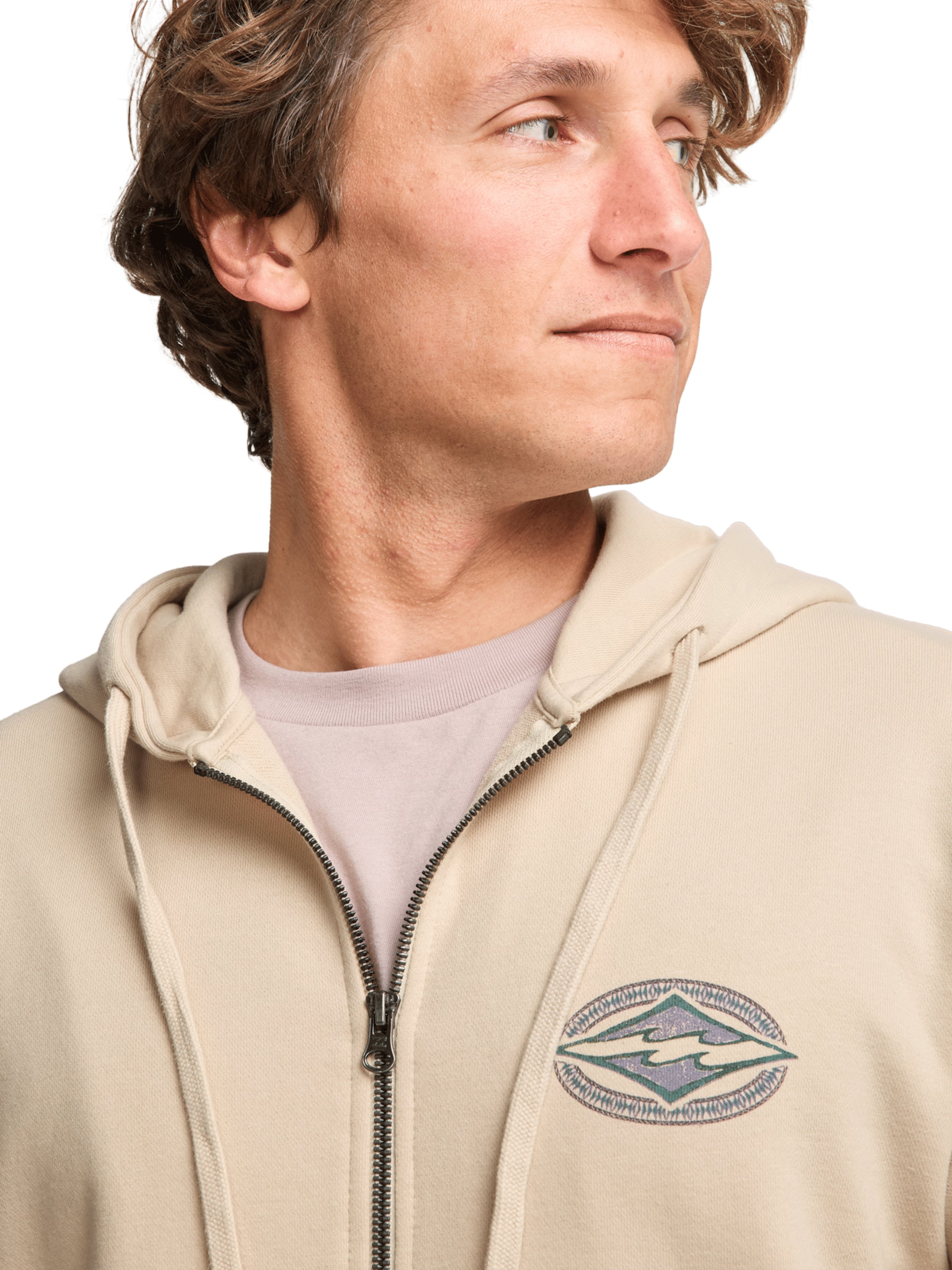 BILLABONG Bluza rozpinana 'Foundation' w kolorze beżowy