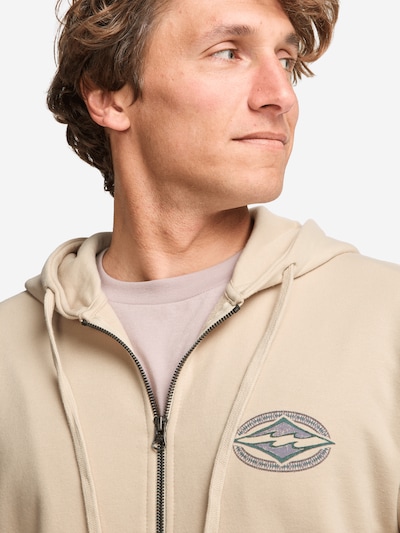 BILLABONG Sweat jacket 'Foundation' in Beige / Emerald / Lavender / Black, Item view