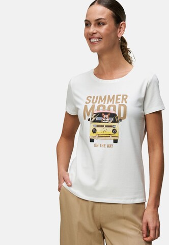 zero T-Shirt in Beige: Vorderseite