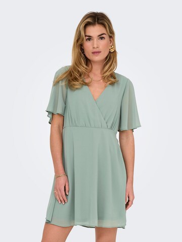 Robe 'ONLSTAR' ONLY en vert : devant
