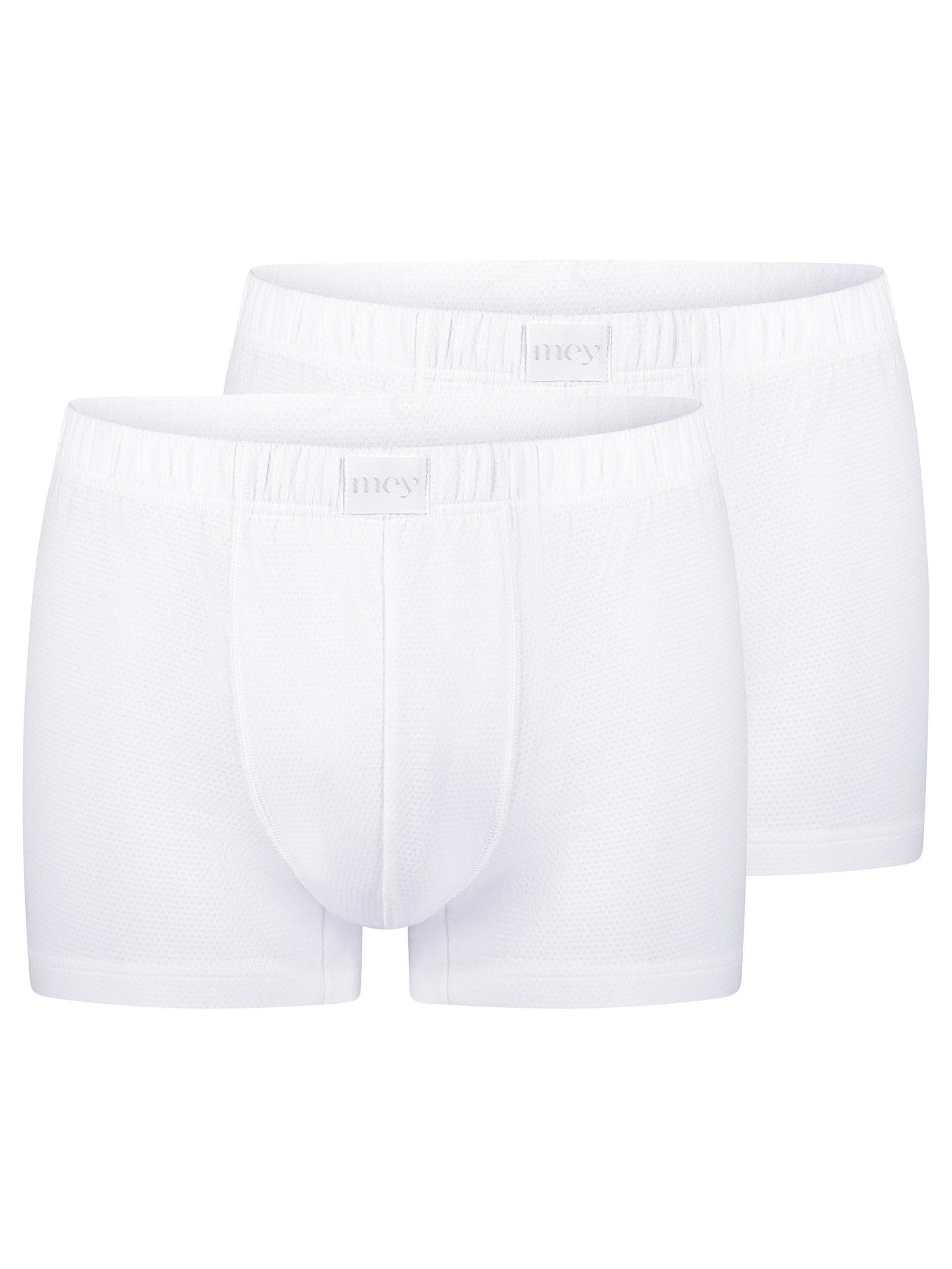 Mey Boxershorts 'Dry Cotton Breeze' in Wit: voorkant