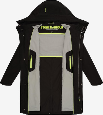 Manteau mi-saison 'Yaroon' STONE HARBOUR en noir