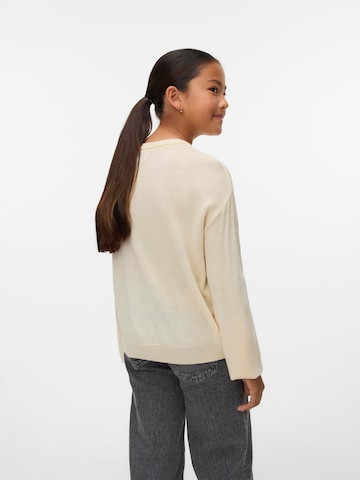 Vero Moda Girl Trui 'VMGlitter' in Beige