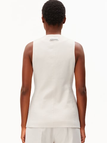 ARMEDANGELS Vest 'LONG LINO' in Beige