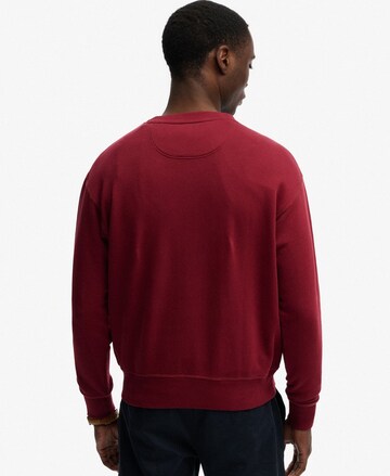 Sweat-shirt 'Heritage' Superdry & Co en rouge