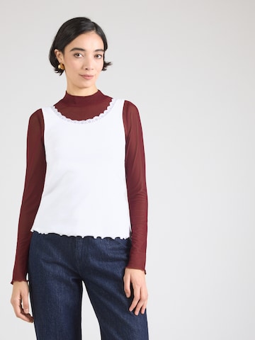 MORE & MORE Τοπ σε λευκό: μπροστά