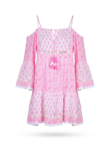 Robe 'Robe Courte Celya' Miss June en rose : devant