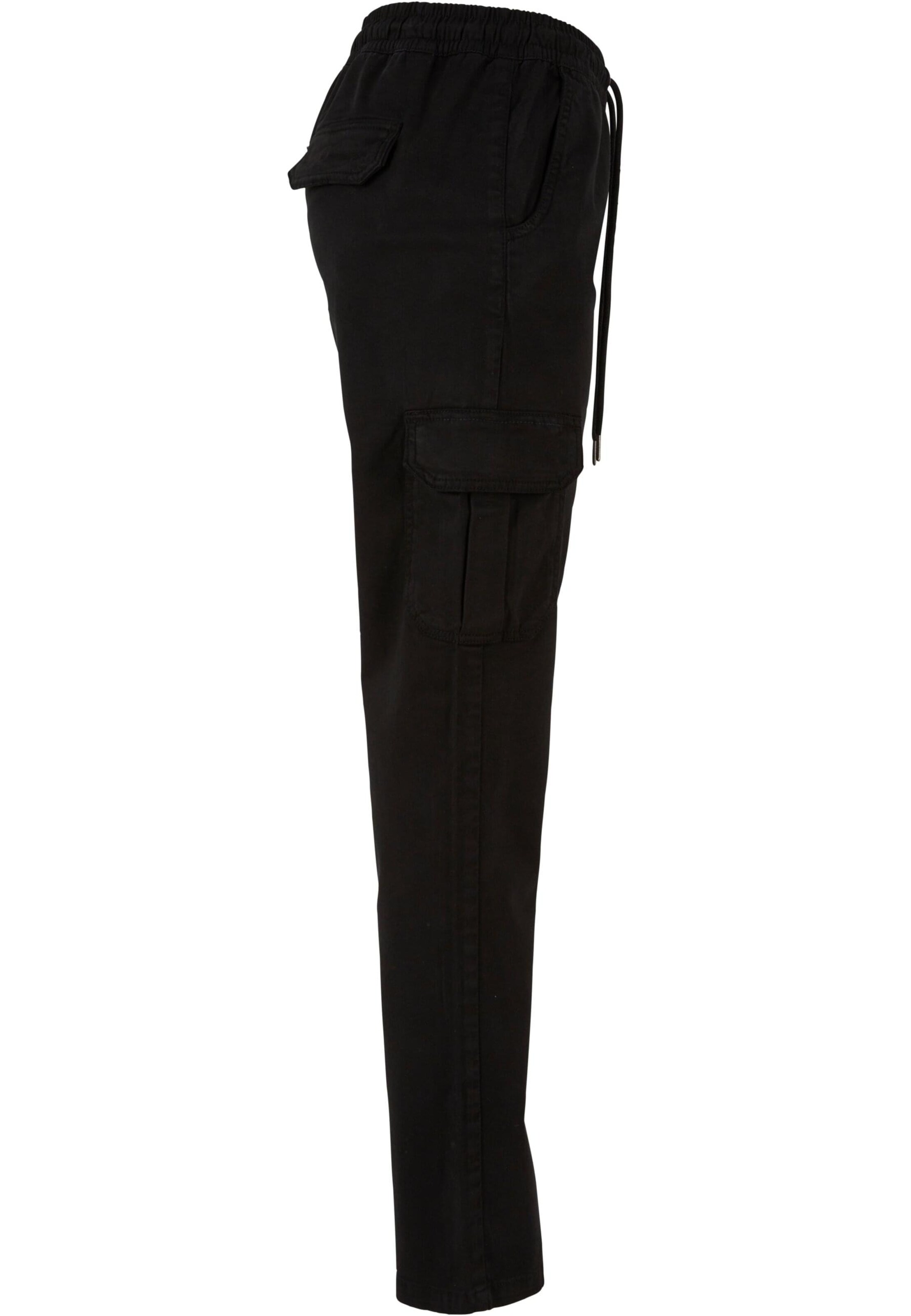 Urban Classics Regular Cargohose in Schwarz