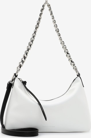 Borsa a spalla 'Kerstin' di Emily & Noah in bianco: frontale