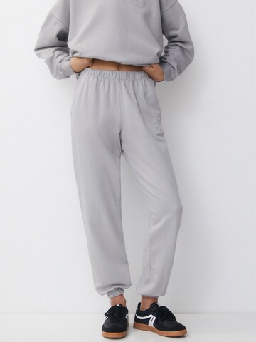 Pull&Bear Tapered Hose in Grau