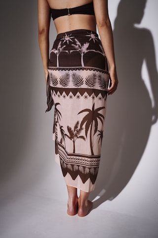 Jupe South Beach en marron