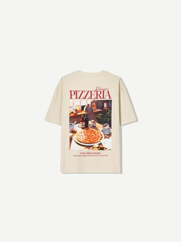 Bershka Shirt in Beige