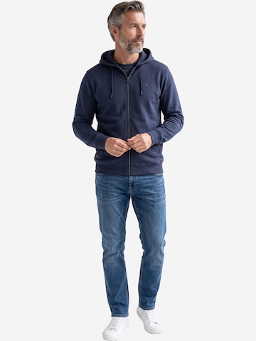 redmond Zip-Up Hoodie 'Basic' in Blue