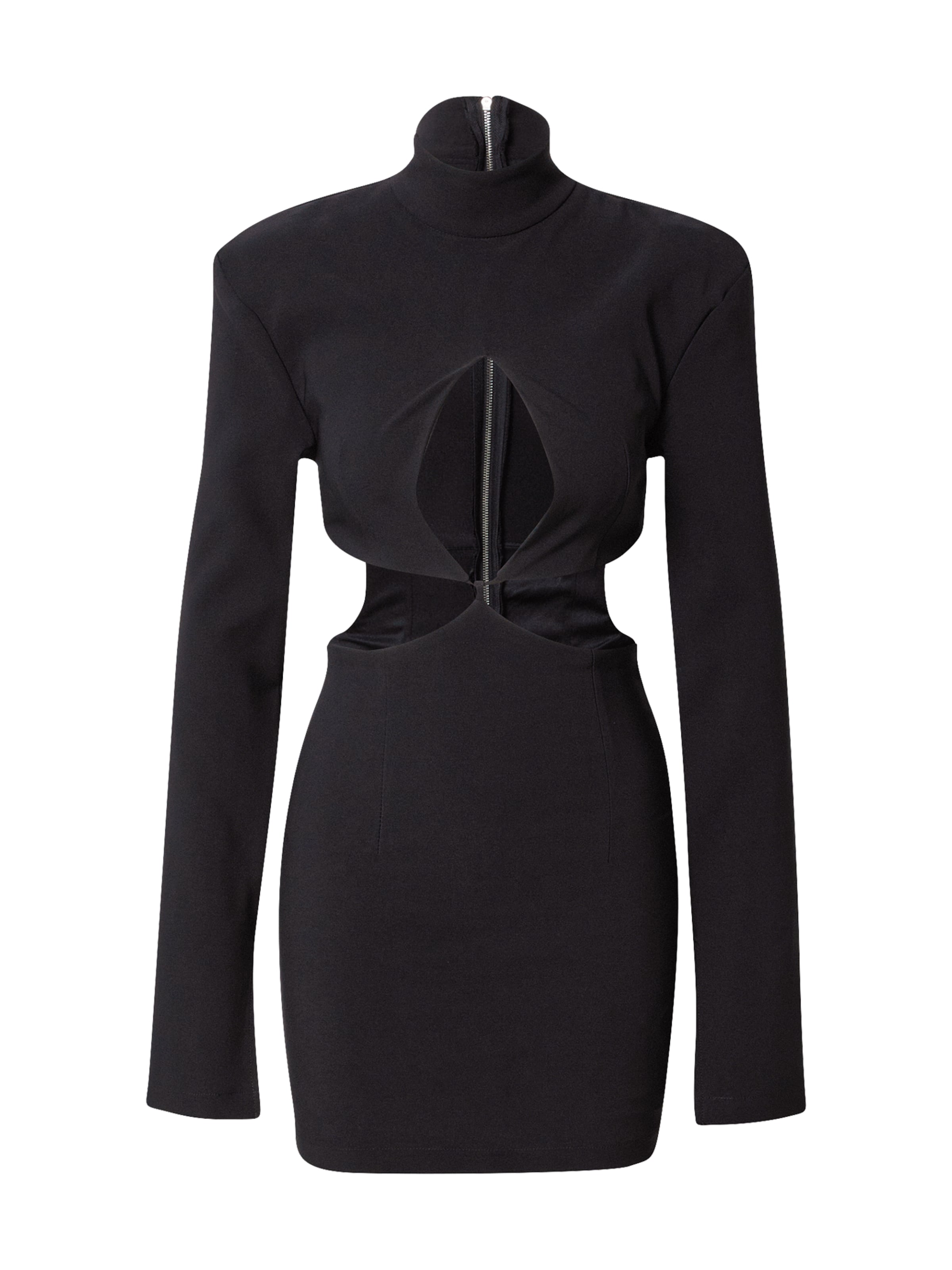 Misspap Kleid in Schwarz: Vorderseite