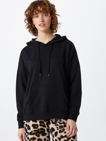 ONLY Sweatshirt 'Feel' in Zwart: voorkant