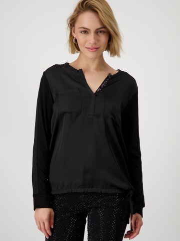 monari - Camiseta en negro: frente