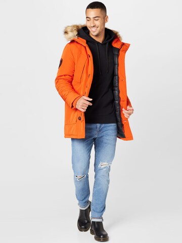 Superdry Winterparka 'Everest' in Oranje