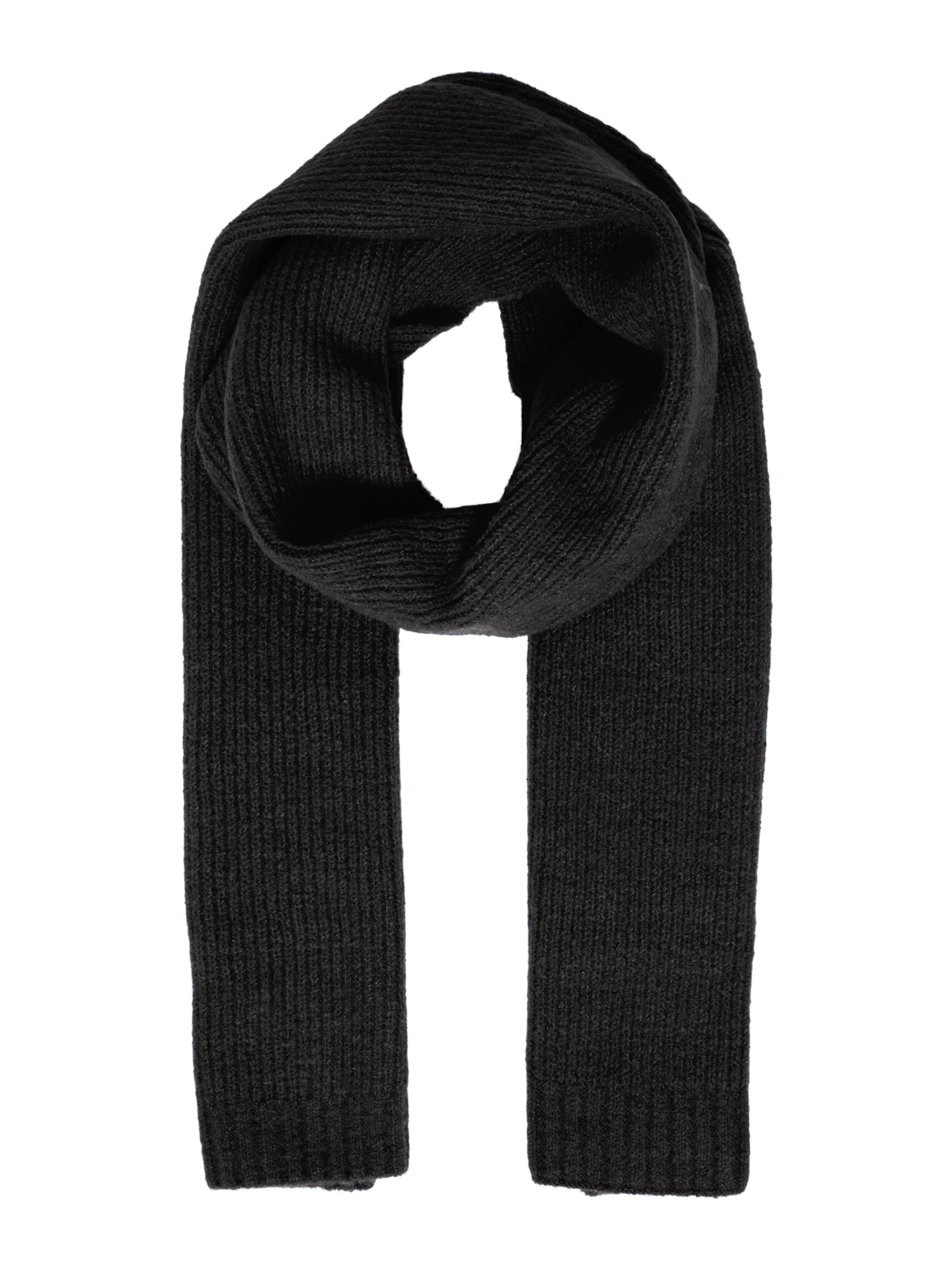 ICHI Schal 'IAIVO' in Schwarz: Vorderseite