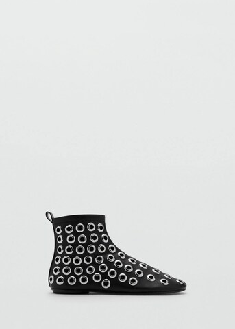 MANGO Ankle Boots 'Doble' in Black
