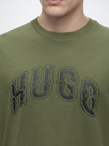 HUGO T-Shirt 'Nerpient' in Grün
