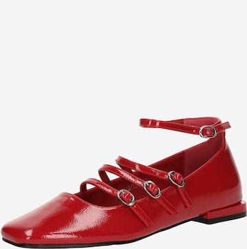 Ballerines à lanières 'GALORE' Raid en rouge : devant