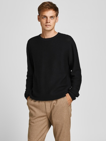 JACK & JONES Pullover 'Wind' in Schwarz: predná strana