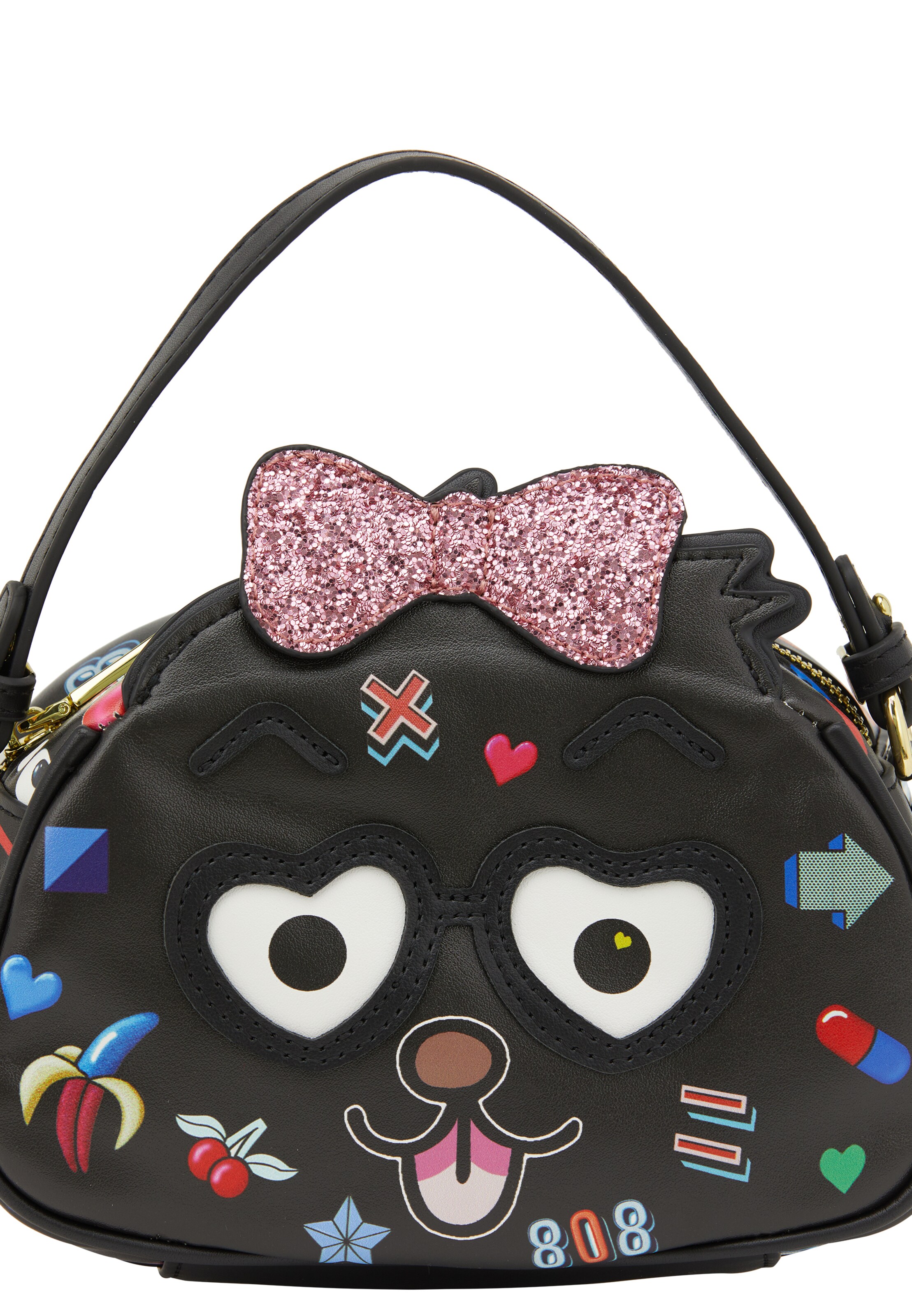 MYMO Kabelka 'Pop Eyetheme' - Čierna