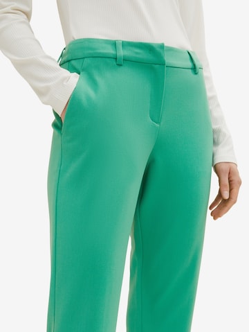 TOM TAILOR - regular Pantalón chino 'Mia' en verde