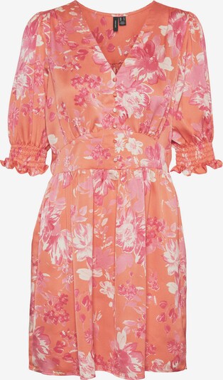 VERO MODA Blousejurk 'Julia' in de kleur Koraal / Pink / Wit, Productweergave