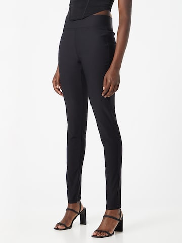 Freequent Slimfit Kalhoty – černá: přední strana