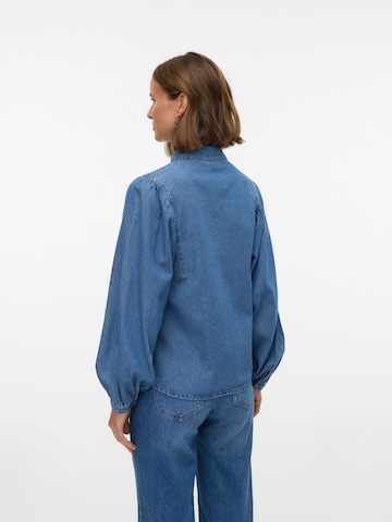 Chemisier 'VMSITTA' VERO MODA en bleu