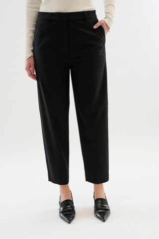 KAREN BY SIMONSEN Regular Pants 'Milano' in Black: front