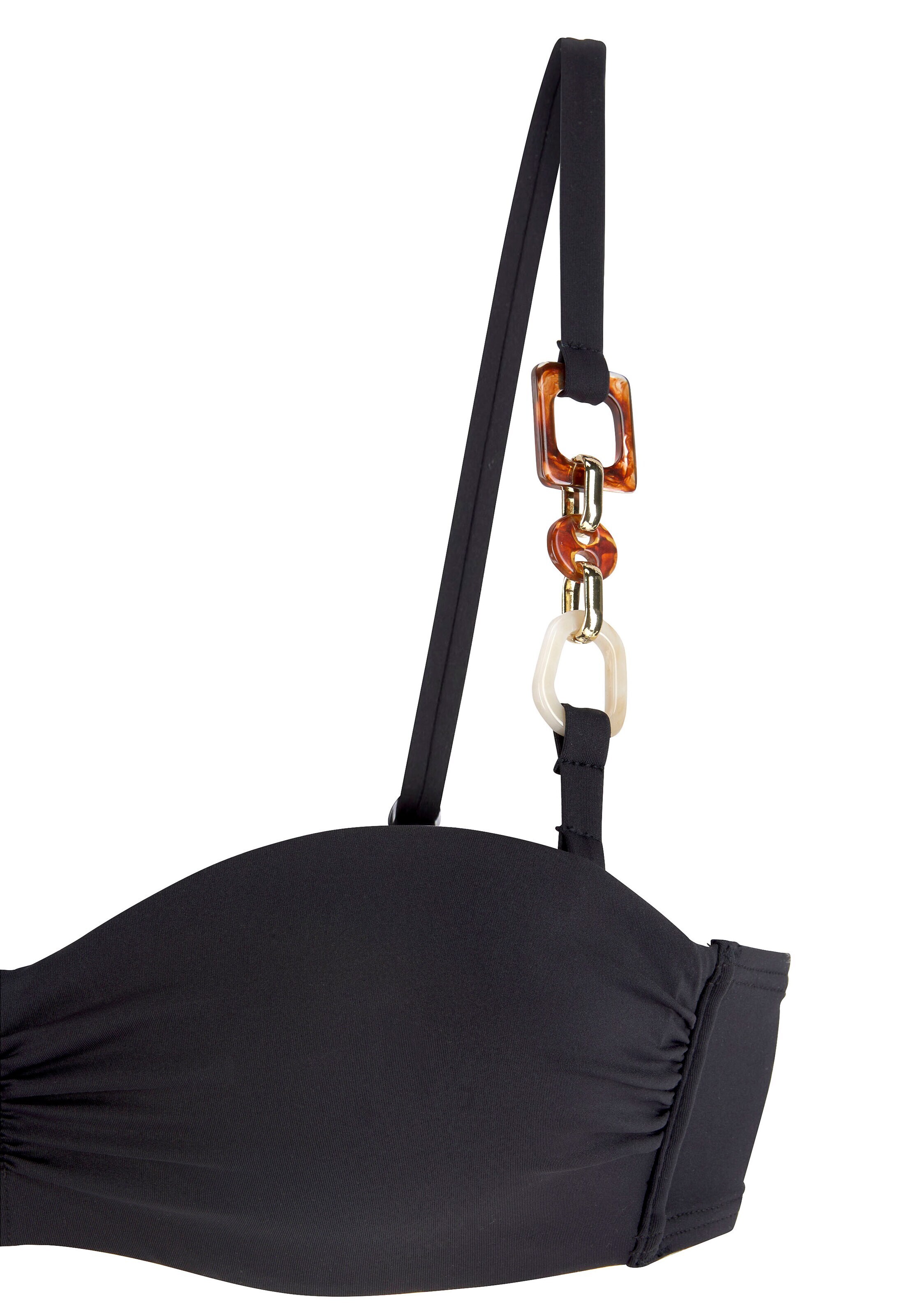 LASCANA Μπαλκονέ Τοπ μπικίνι 'Wire' σε μαύρο