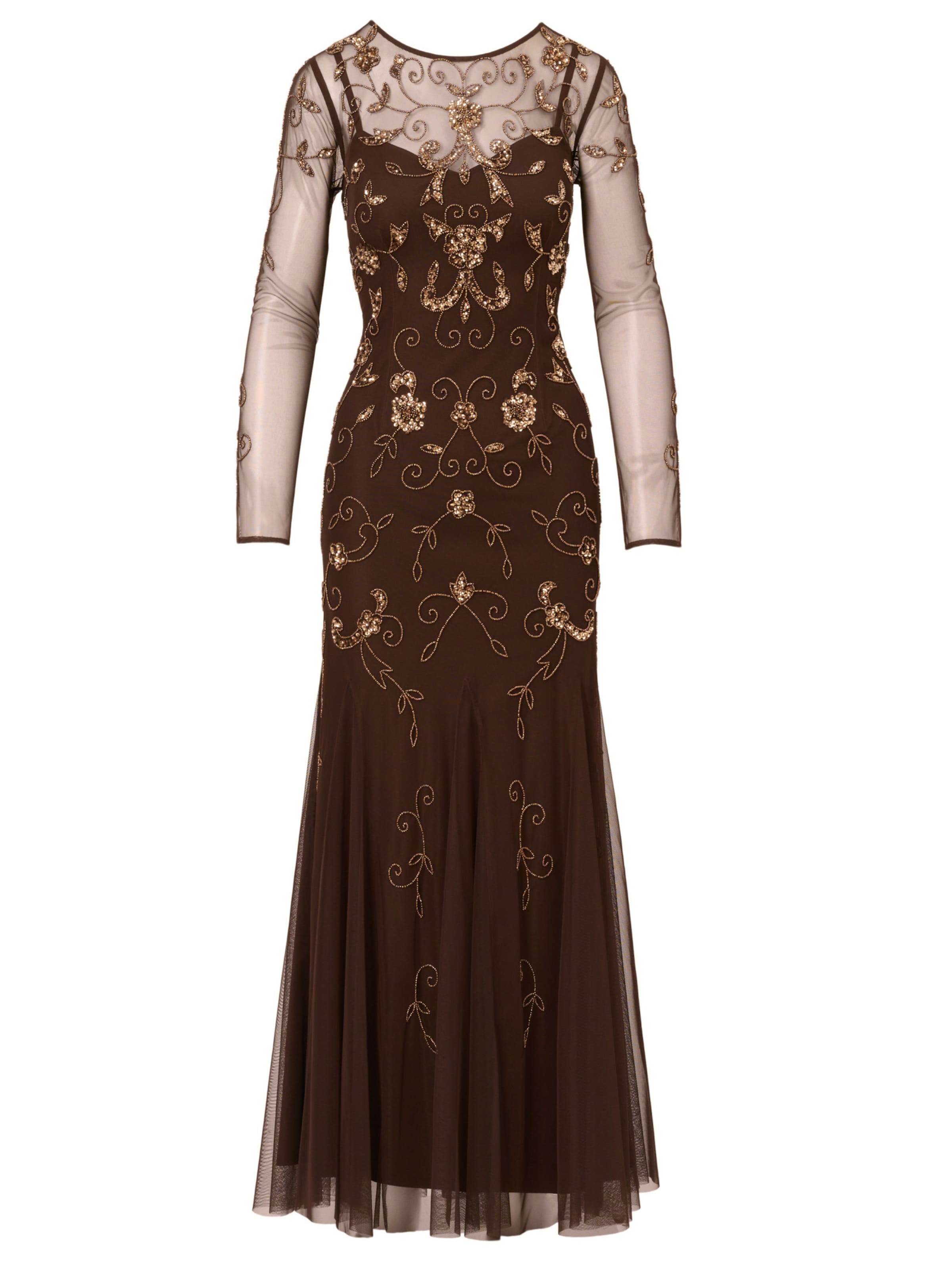 Adrianna Papell Abendkleid in Braun: Vorderseite