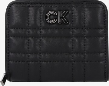 Porte-monnaies Calvin Klein en noir : devant