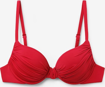 CALZEDONIA Bikinitop 'INDONESIA' in Rot: Vorderseite