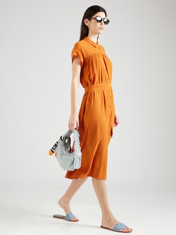 King Louie Shirt Dress 'Amy' in Orange