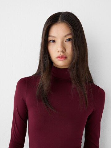 Shirtbody Bershka en rouge