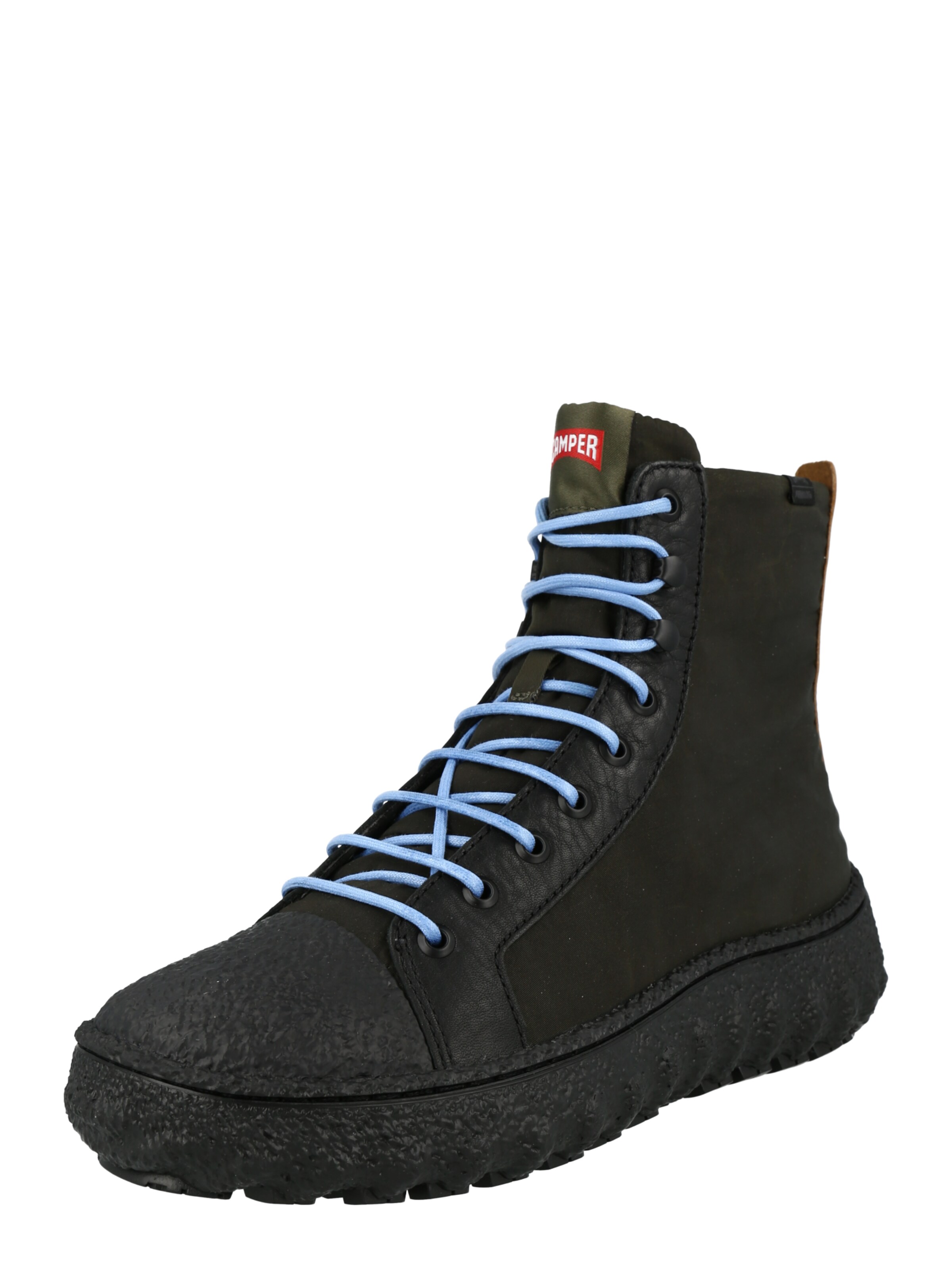 Bottines à lacets 'Ground' CAMPER en vert : devant