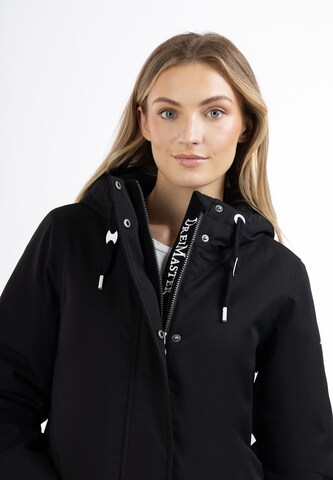 DreiMaster Maritim Winterparka in Schwarz