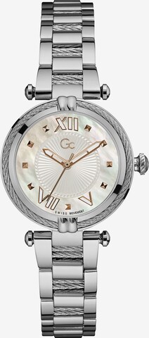 Gc Analoog horloge 'CableChic ' in Zilver: voorkant