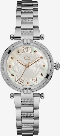 Gc Analoog horloge 'CableChic ' in Zilver: voorkant