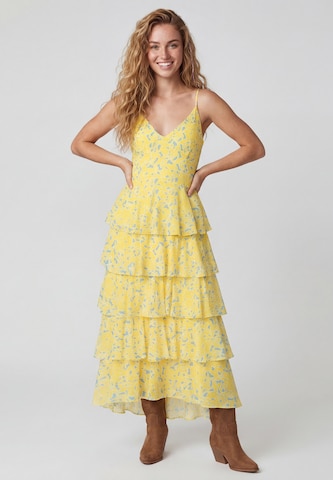 IZIA Dress in Yellow: front