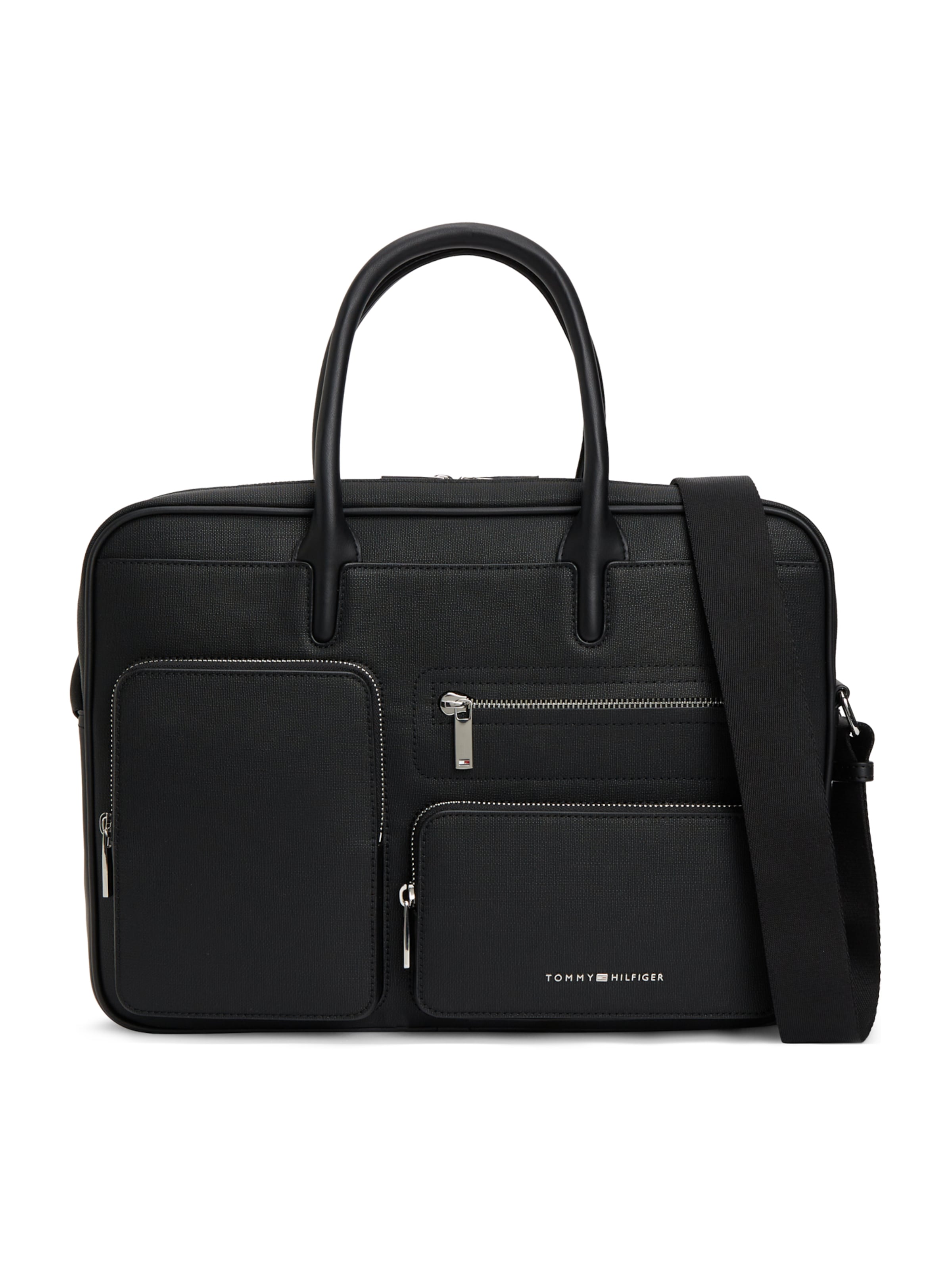TOMMY HILFIGER Laptoptasche in Schwarz: Vorderseite